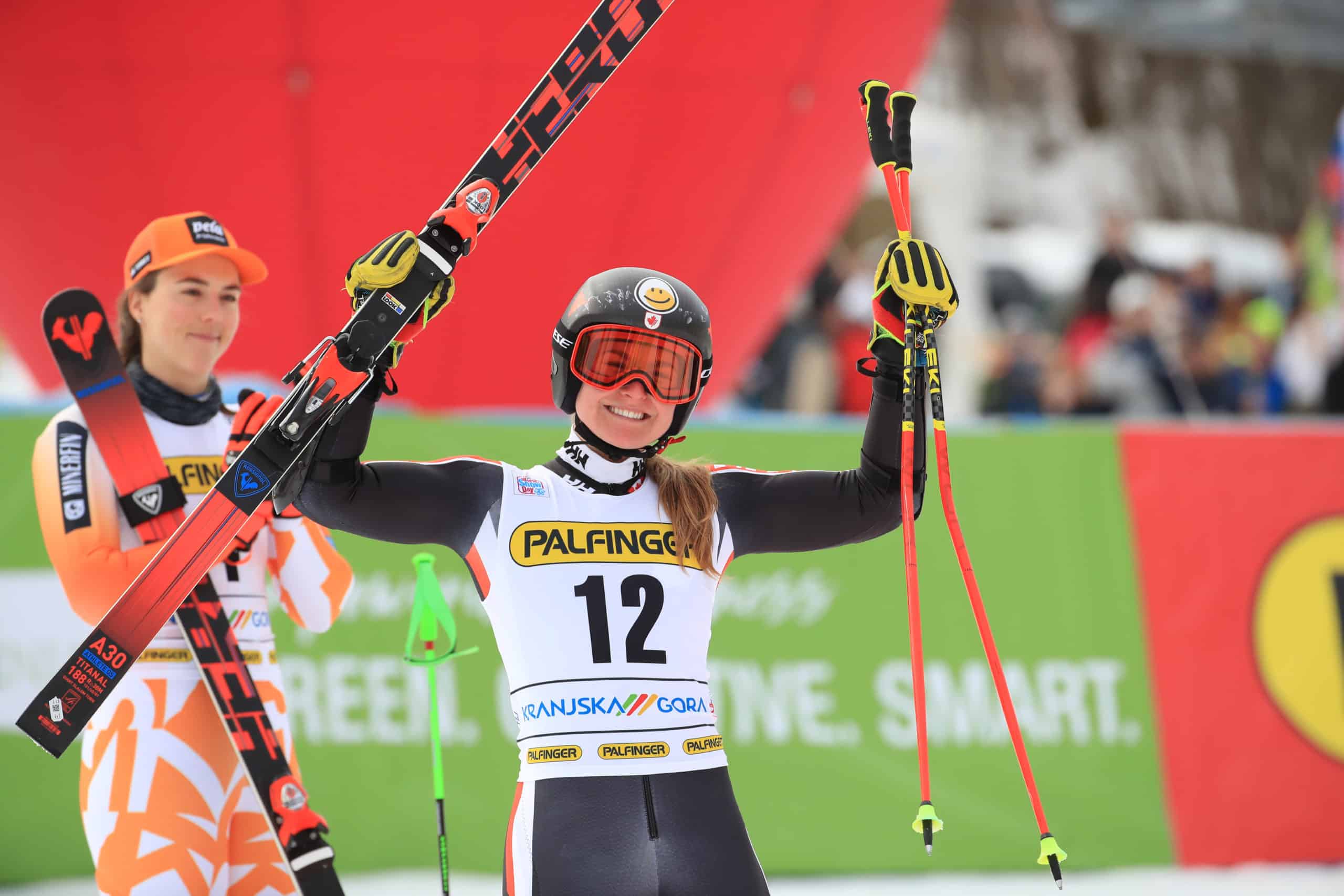 Canadian Grenier win Kranjska Gora GS: Shiffrin tie 6th