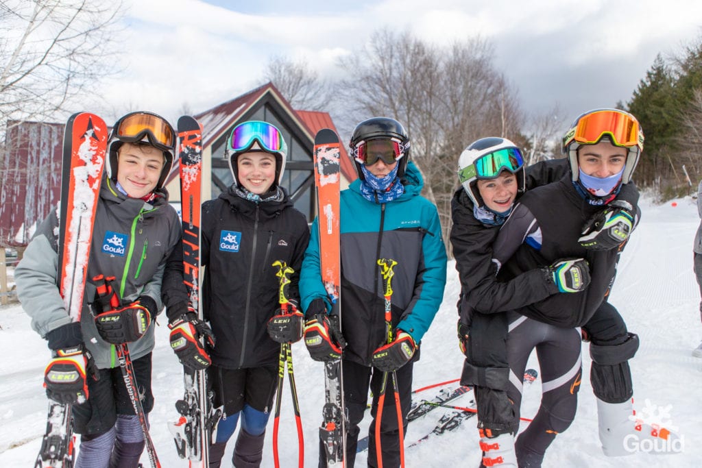 Gould Academy's alpine program.