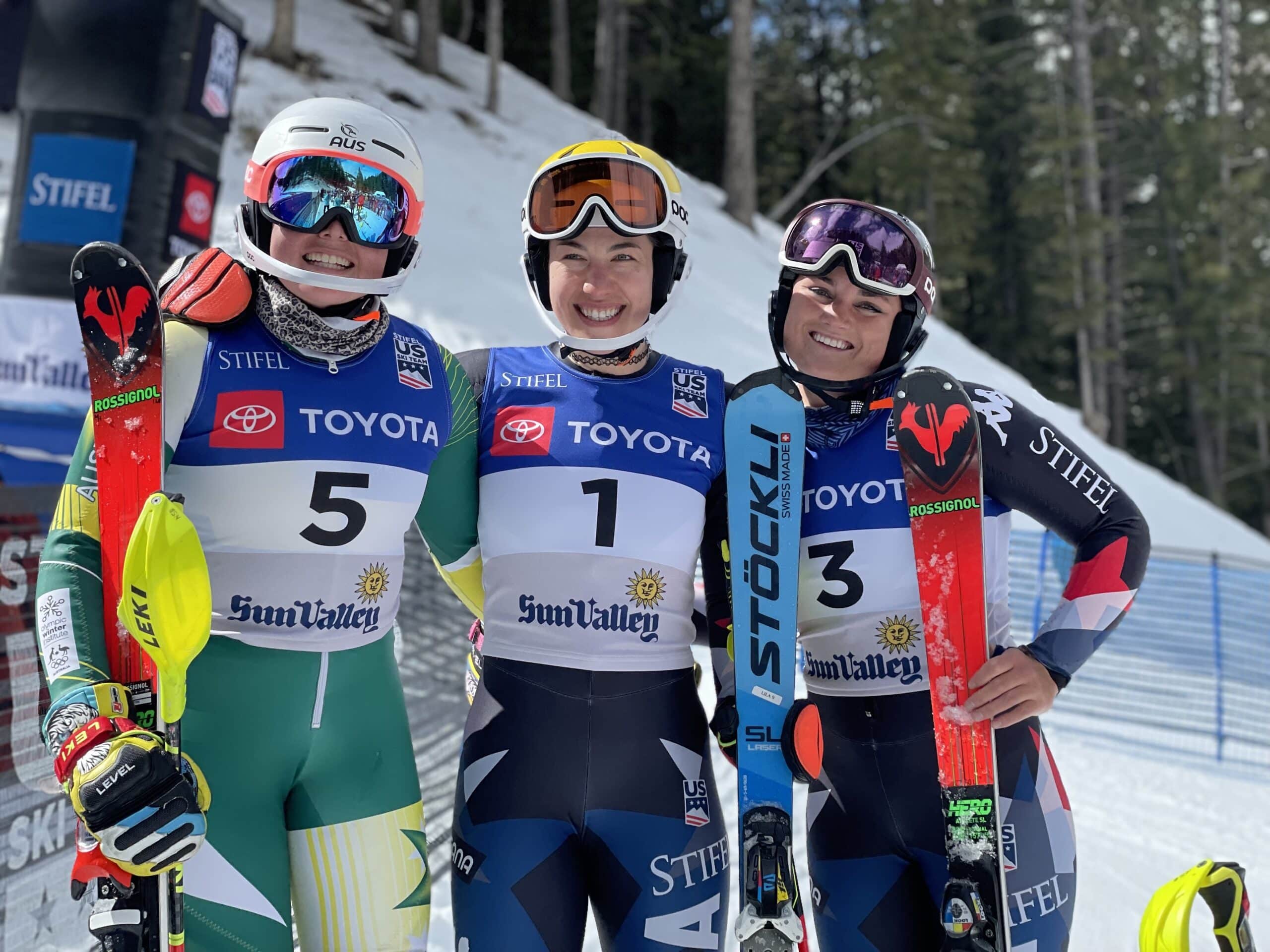 Hoffman and Lapanja Share Victory as Winters Dominates Slalom at