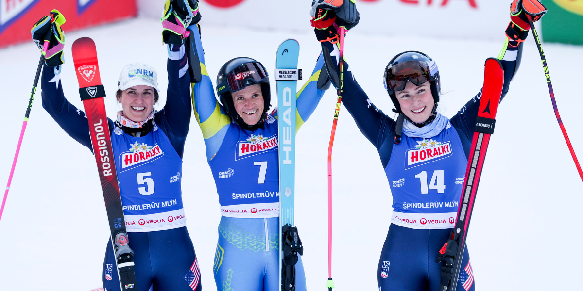 Sara Hector Claims Victory as American Trio Shines in Špindlerův Mlýn Giant Slalom