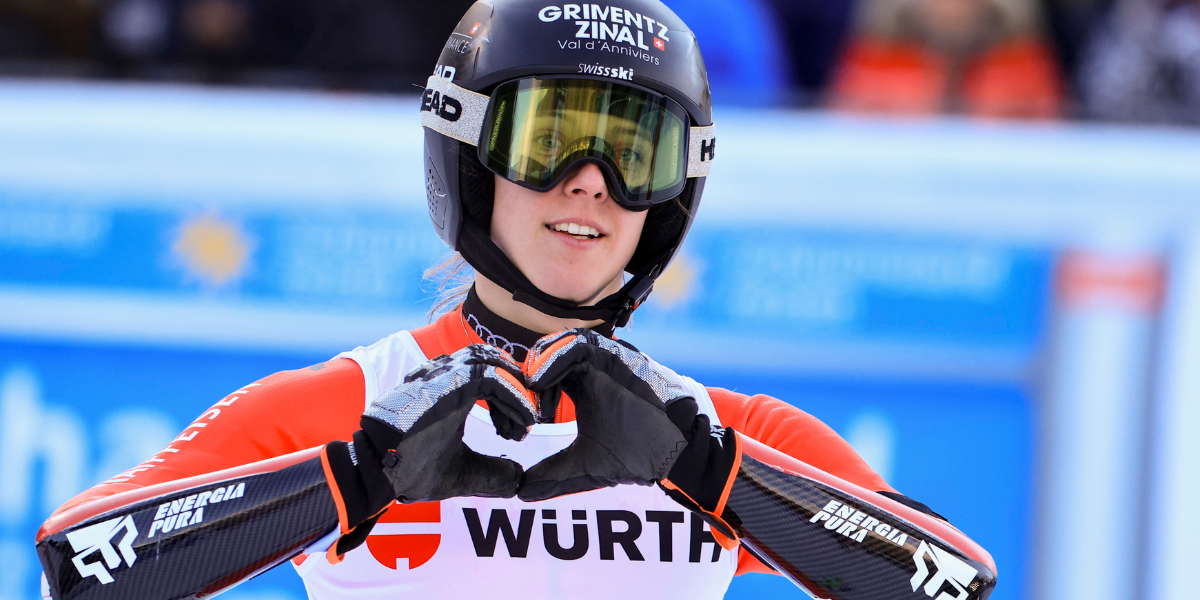 Camille Rast Takes Her First World Cup Giant Slalom Victory in Kranjska Gora Camille Rast Takes Her First World Cup Giant Slalom Victory in Kranjska Gora