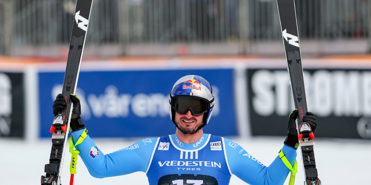 Paris Wins Super-G, Completes Double as Italy Sweeps Finals