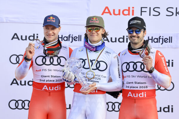 Lucas Pinheiro Braathen Wins GS Globe in Last Run of Season After Odermatt DNF in Hafjell