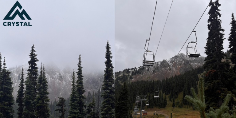 Winter Makes an Early Appearance: Snow Falls at Crystal Mountain in August