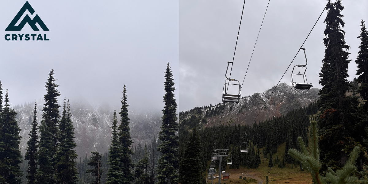 Winter Makes an Early Appearance: Snow Falls at Crystal Mountain in August